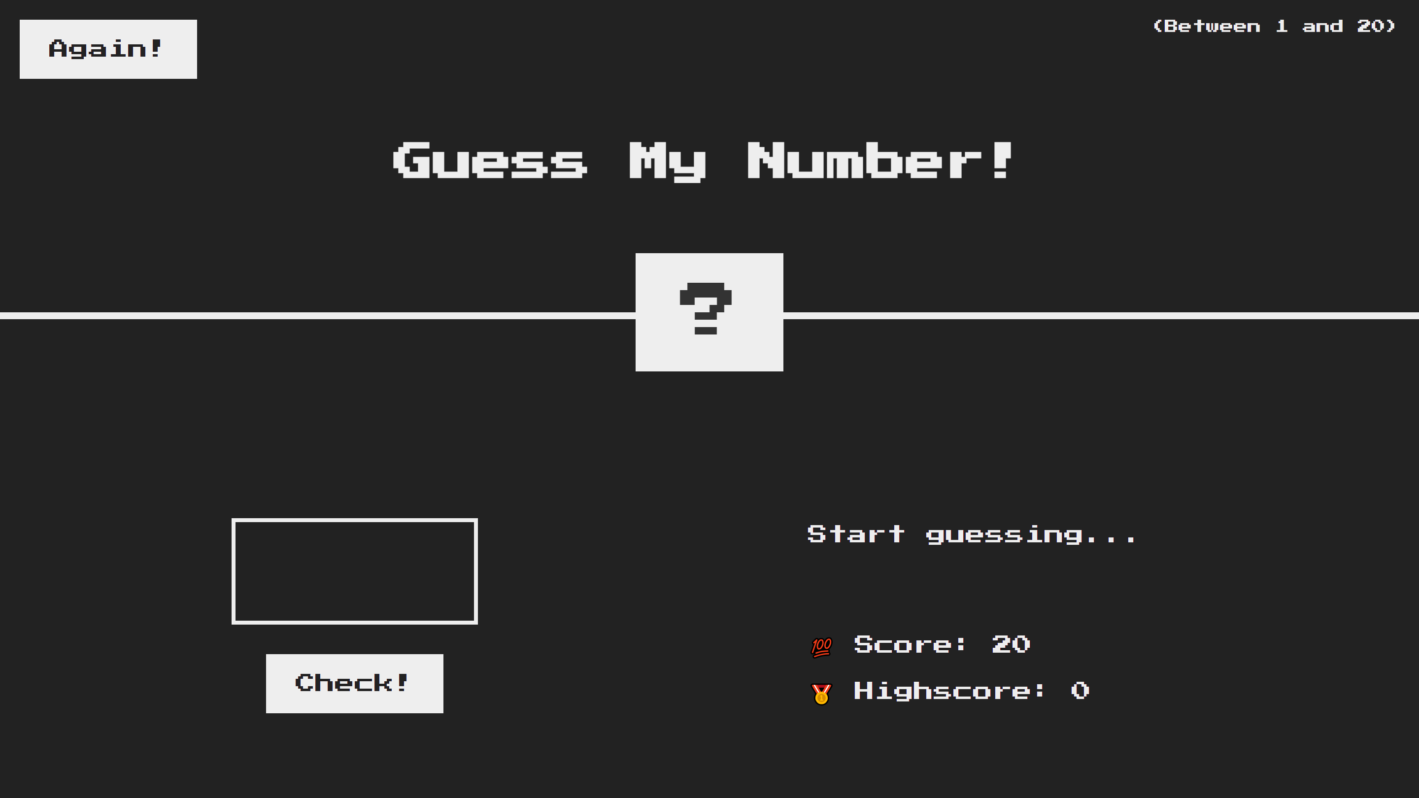 Guess the Number Game